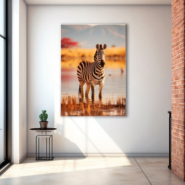 Tableau Vertical Zèbre